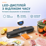 Вакууматор для упаковки їжі Wi-simple FK-7912 з пакетами. Чорний