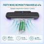 Вакууматор для упаковки їжі Wi-simple FK-7912 з пакетами. Чорний