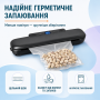 Вакууматор для упаковки їжі Wi-simple FK-7912 з пакетами. Чорний