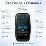 Імпульсний масажер електростимулятор для м'язів EMS-601. 9 режимів, 2 канали підключення