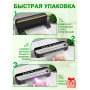 Коомплект 50 шт пакетів і вакуумний пакувальник побутовий Wi-simple HF-9011 з ножем для пакетів. Металік