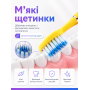 Зубна щітка електрична звукова, акумуляторна. 6 насадок у комплекті. Мишка