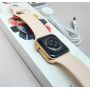 Годинник смарт WatchGS8 mini 41 мм Gold з ремінцем