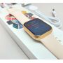 Годинник смарт WatchGS8 mini 41 мм Gold з ремінцем