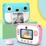 Фотоапарат миттєвого друку дитячий, акумуляторний Wi-print YT03 Blue