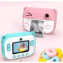 Фотоапарат миттєвого друку дитячий, акумуляторний Wi-print YT03 Pink
