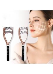 Масажер для обличчя EMS мікрострумовий роликовий масажер Roll Beauty