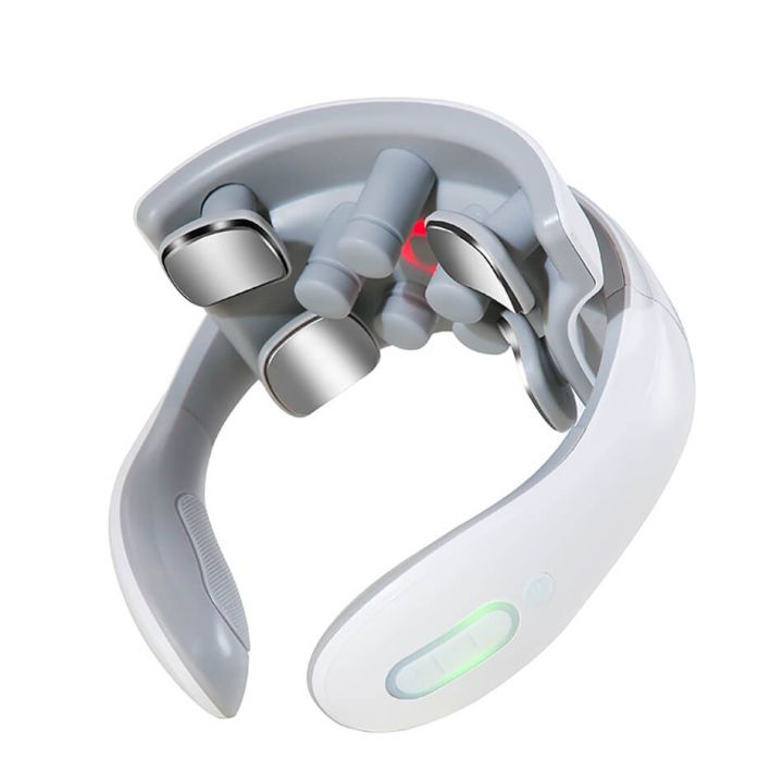 Портативний масажер для шиї EMS Massager JT88 акумуляторний, з вібрацією та підігрівом