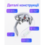Портативний масажер для шиї EMS Massager JT88 акумуляторний, з вібрацією та підігрівом