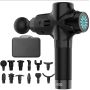 Перкусійний масажер ударний для тіла з 12 насадками Massage Gun ProMax