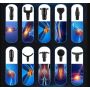 Перкусійний масажер ударний для тіла з 12 насадками Massage Gun ProMax