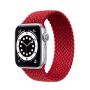 Ремінець на годинник Apple Watch 42/44 мм плетений. Червоний