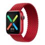 Ремінець на годинник Apple Watch 42/44 мм плетений. Червоний