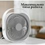 Замовити вентилятор настільний М102 з акумулятором. Білий