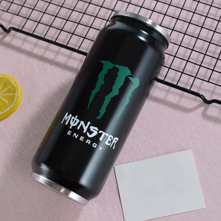 Термос чашка 0,5 л із нержавіючої сталі Wi-cup  Monster. Чорна