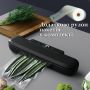 Вакууматор для упаковки їжі Wi-simple FK-7912 з пакетами. Чорний