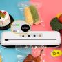 Вакуумний пакувальник побутовий Wi-simple 6611 з ножем для пакетів. Білий